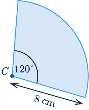 sector area arc length example